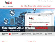 Tablet Screenshot of pinpointgps.ca
